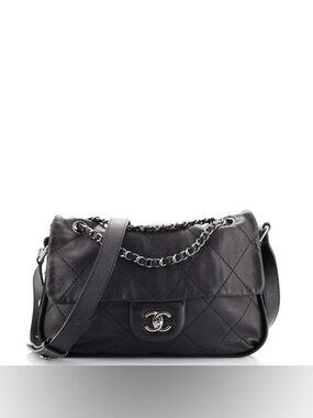 Chanel Black Quilted Crossbody Bag